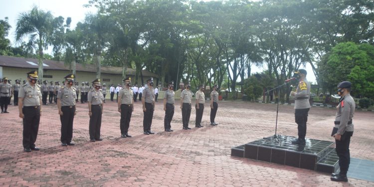 Selamat! 63 Orang Personil Polres Nias Naik Pangkat