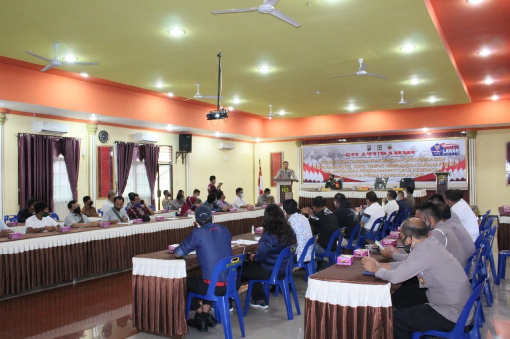 Kapolres Pematangsiantar Minta Pengusaha Hotel dan Lokasi Hiburan Terapkan Protokol Kesehatan Covid-19
