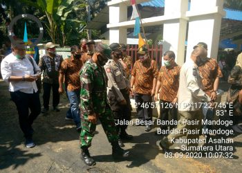 Danramil Koramil 14/Bandar Pasir Mandoge Kodim 0208/Asahan Hadir Pada Peresmian Puskesmas Huta Padang
