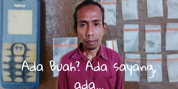 Brekele Ditangkap di Sebuah Gubuk Saat 'Piket' Sabu