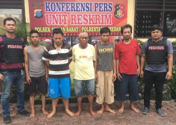 Meresahkan, Lima Pria Diciduk Polisi dari Jalan Sekata