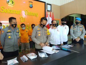 Polres Labuhanbatu Ungkap 126 Kasus Narkoba, Dua Pelaku Ditembak