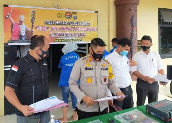 F Boru H, Pemasok Sabu dan Dua Pria Jaringannya Diringkus Polres Toba