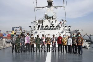 Ikuti Multinational Exercise AMAN-21, KRI Bung Tomo Sandar di Karachi Pakistan