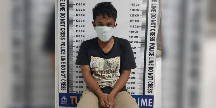 James Siallagan Diamankan Bawa Sabu di Jalan Nusa Indah