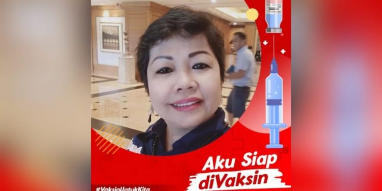 Plt. Kadis Kominfo Siantar Dra.Kartini Batubara MM Siap jadi Orang Pertama Divaksin