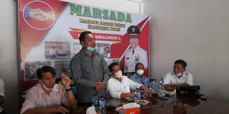 Amran Sinaga Deklarasi Tim Marsada hingga Seluruh Nagori untuk Menangkan RHS-ZW