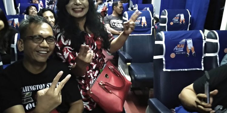 Suasana Mudik di Kereta Api Sribilah Heboh, Ini Penyebabnya...
