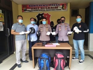 Satreskrim Polsek Helvetia Amankan 1 Kg Sabu