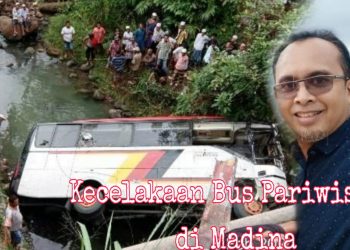 Bus Rombongan Pemkab Masuk Sungai di Madina, Fauzan Hutasuhut Tewas