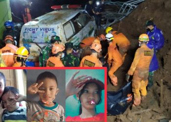 Mersi boru Siagian dan Anaknya Tiga Pasaribu Bersaudara Hilang dalam Bencana Longsor di Sumedang