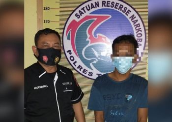 Melintas Bawa Ganja di Depan Polsek, Seorang Petani Diciduk