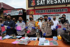 48 Tersangka dari 31 Kasus Ditangkap Polres Labuhanbatu dalam 20 Hari