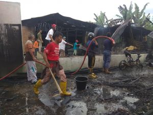 Kobaran Api dari Rumah Napa Boru Situmorang Merambat ke Dua Tetangganya