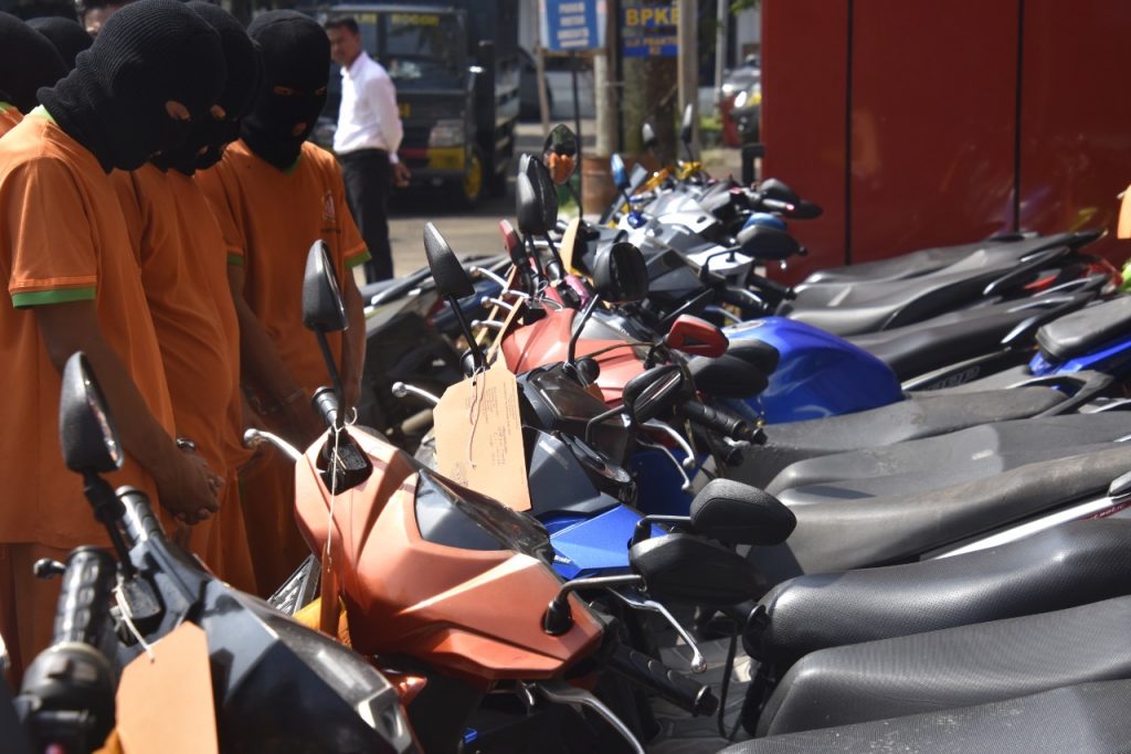 Dikendalikan dari Lapas, 16 Sindikat Pelaku Curanmor Ditangkap