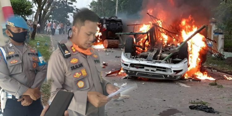 Pasca Kerusuhan di Mompang Julu Madina, 17 Orang Diamankan. Satu Diantaranya Wanita