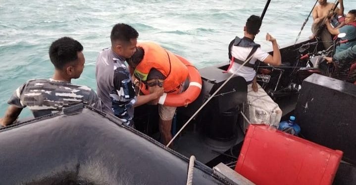KM. Rizki Biliton Tenggelam, Nakhoda dan ABK Diselamatkan KRI Sembilang-850