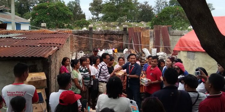 ReDjoss Sumut Bantu Korban Kebakaran di Siantar