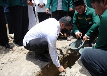 Walikota Siantar Letakkan Batu Pertama Pembangunan Gedung Dakwah di PD Al Washliyah