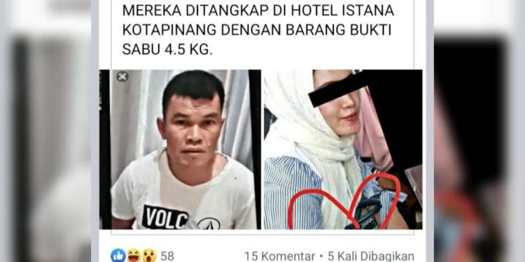 Gembong Narkoba Rantauprapat Diciduk bersama Seorang Wanita Berstatus PNS Pemkab, 4,5 Kg Sabu Diamankan