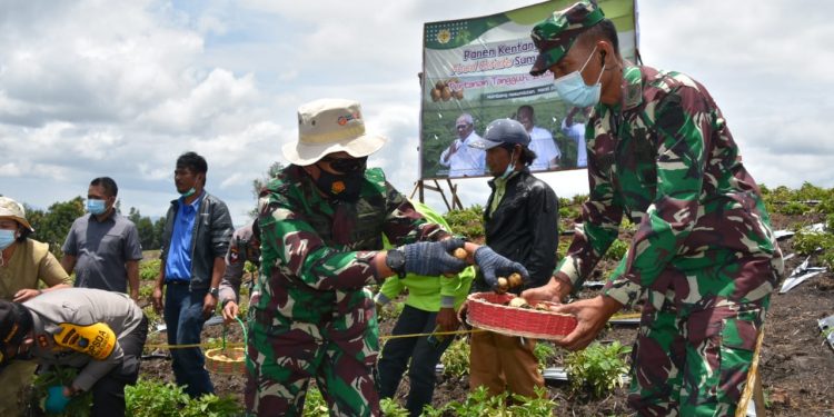 Kodam I Bukit Barisan Siap Mendukung Program Food Estate di Humbahas Kodam I Bukit Barisan Siap Mendukung Program Food Estate di Humbahas