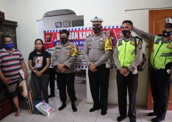 HUT Lantas, Kapolres Dairi Salurkan Bantuan ke Komunitas Korban Lakalantas