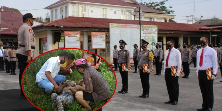 Selamatkan Wanita Lansia, Personil Polres Siantar Dapat Penghargaan