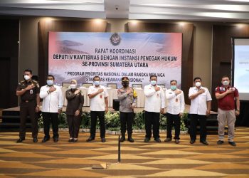 Kapolda Sumut Irjen Pol RZ Panca Putra Simanjuntak Gelar Rakor Jaga Stabilitas Keamanan Nasional