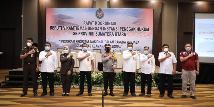 Kapolda Sumut Irjen Pol RZ Panca Putra Simanjuntak Gelar Rakor Jaga Stabilitas Keamanan Nasional