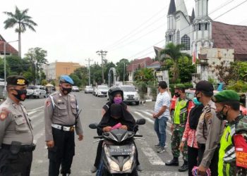 Polres Pematangsiantar Gelar Operasi Yustisi Cegah Penyebaran Covid-19