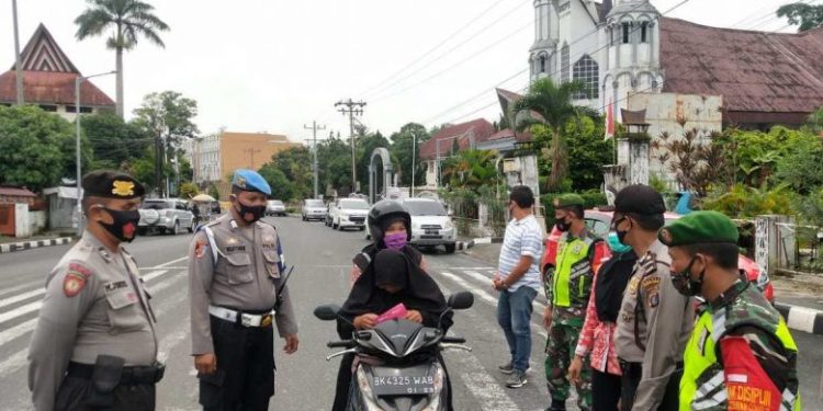 Polres Pematangsiantar Gelar Operasi Yustisi Cegah Penyebaran Covid-19