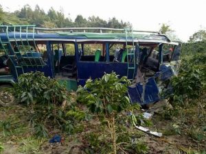 Bus Sekolah Masuk Jurang Di Samosir, Pelajar Tewas Dan Luka -Luka 