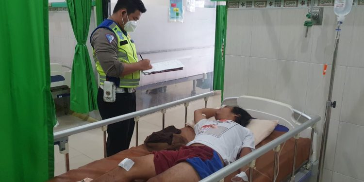 Kecelakaan di Jalan Siantar-Sidamanik, Derman Panjaitan Dilarikan ke Rumah Sakit