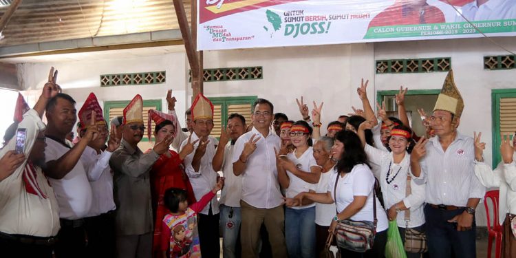 Djoss Hadir di Siantar. Tidak Jual Visi Misi, Tapi Bukti