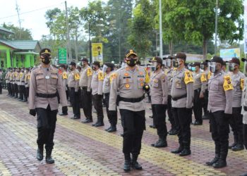 347 Personil TNI Polri Siap Amankan Pilkada 2020 di Humbahas