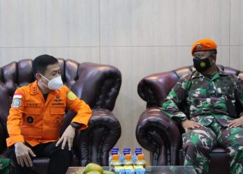 Kepala Kantor SAR Medan Terima Kunjungan Silaturahmi Danwing III Paskhas