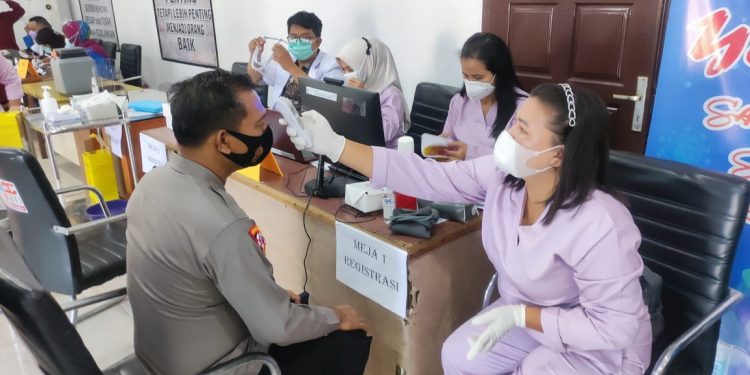 187 personil dan ASN Polres Sibolga Divaksin Covid-19 187 personil dan ASN Polres Sibolga Divaksin Covid-19