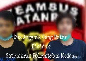 Dilaporkan Rini Syahputri Siregar, Dua Anggota Geng Motor Pelaku Penganiayaan Pelajar Diringkus Sat Reskrim Polrestabes Medan