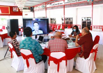 Bincang Bersama Alumni STPMD Yogyakarta Diikuti Bupati Taput Lewat Zoom