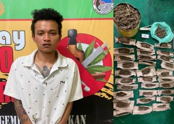 Sudah Dikepung, Riski Manullang Lemparkan Tas Berisi Ganja dari Lantai II dan Ditampung Polisi di Bawah