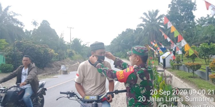 Giat Meninjau Berjalannya Protokol Kesehatan Dengan Baik Oleh Personel Jajaran Kodim 0208/Asahan Giat Meninjau Berjalannya Protokol Kesehatan Dengan Baik Oleh Personel Jajaran Kodim 0208/Asahan