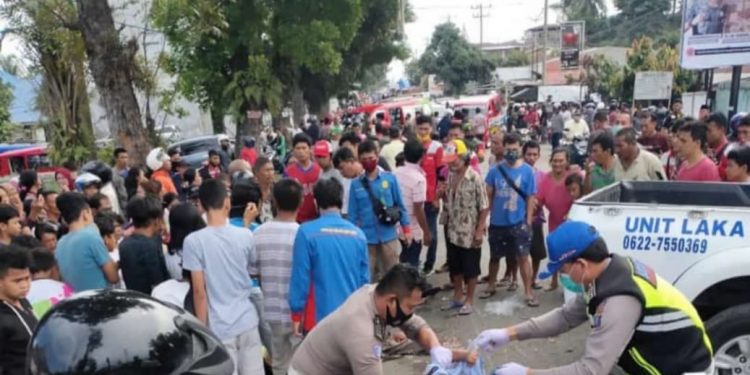 Kecelakan Beruntun di Jalinsum Siantar-Perdagangan Tewaskan Sejumlah Pengendara