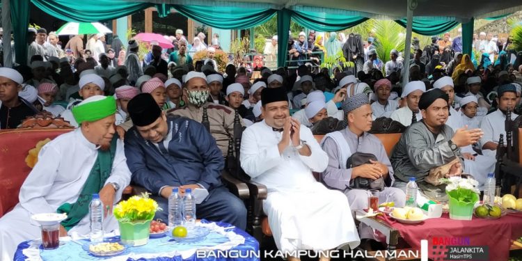 Dekat dengan Santri dan Ulama, Hasim Hadiri Maulid Nabi di Ponpes Darussalam