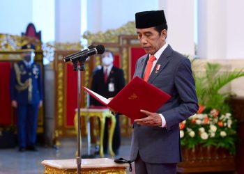 Presiden Jokowi Lantik Enam Menteri Baru Kabinet Indonesia Maju