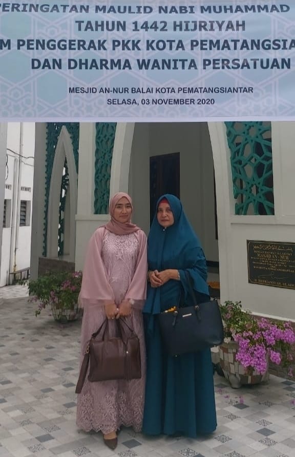 TP PKK Siantar Peringati Maulid Nabi Muhammad di Masjid An Nur Kantor Walikota