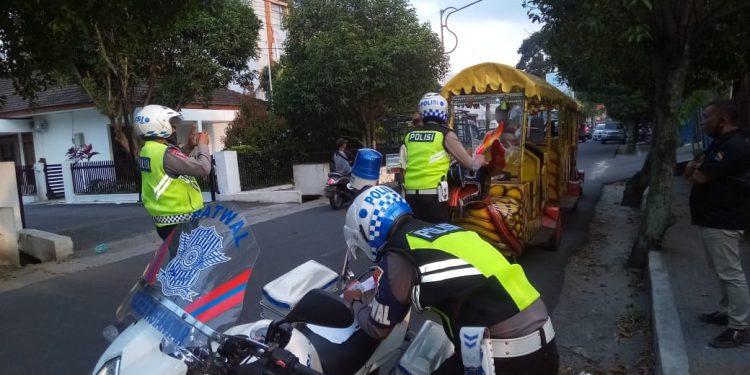 Kasat Lantas Polres Siantar Penuhi Ucapannya Tindak Odong-odong
