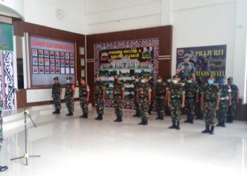 Selamat! 38 Anggota TNI di Kodim 0207/ Simalungun Naik Pangkat