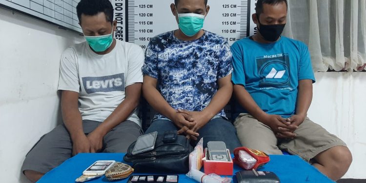 Berawal dari Toilet SPBU, Tiga Pria ini Diringkus Polres Siantar