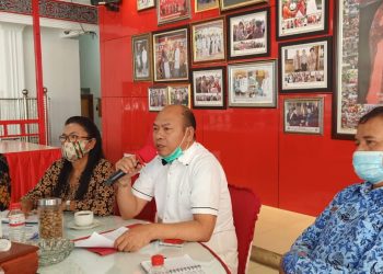 Bupati Taput Pimpin Rapat Progres Sensus Penduduk Online Tahap II