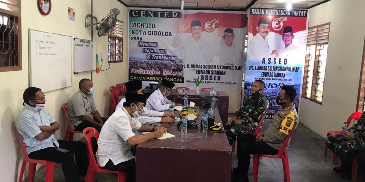 Kapolres Sibolga dan Dandim 0211/TT Sambangi Center ASSED dan ABADI Ajak Ciptakan Pilkada Kondusif 